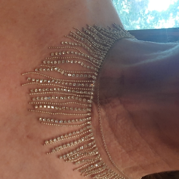 RHINESTONE NECKLACE - Picture 4 of 6